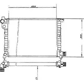 Радиатор охлаждения двигателя WILMINK GROUP RNO U9 9DH1IF WG1723554 4257294