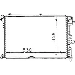 Радиатор охлаждения двигателя WILMINK GROUP 4257334 WNABE TLIRQ T WG1723594 изображение 0