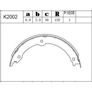 Тормозные колодки, комплект ASIMCO J1 PH8 K2002 TD770XW 4279205 изображение 0