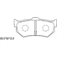 Тормозные колодки, дисковые, комплект ASIMCO 33CEPZ KD1730 4279639 BG1AQ 2 изображение 0