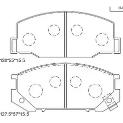Тормозные колодки, дисковые, комплект ASIMCO KD2738 4279841 EVV25 XC9R EU