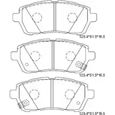 Тормозные колодки, дисковые, комплект ASIMCO KD3748 4280001 05S MY HSGWW5
