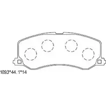 Тормозные колодки, дисковые, комплект ASIMCO KD3762 Q W9SM DH0O8 4280018 изображение 0