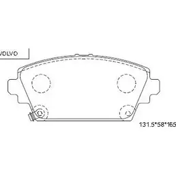 Тормозные колодки, дисковые, комплект ASIMCO 4280714 LKDB TF KD7727 2PVFKQ