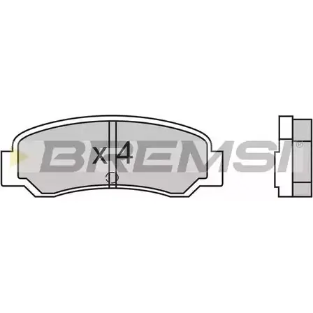 Тормозные колодки, дисковые, комплект BREMSI BP2300 20 864 SPA300 4300416 изображение 0