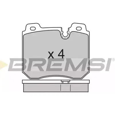 Тормозные колодки, дисковые, комплект BREMSI 4300767 BP2659 2030 9 SPA659 изображение 0
