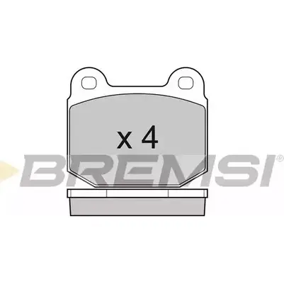 Тормозные колодки, дисковые, комплект BREMSI 2032 3 SPB035 4301137 BP3035 изображение 0