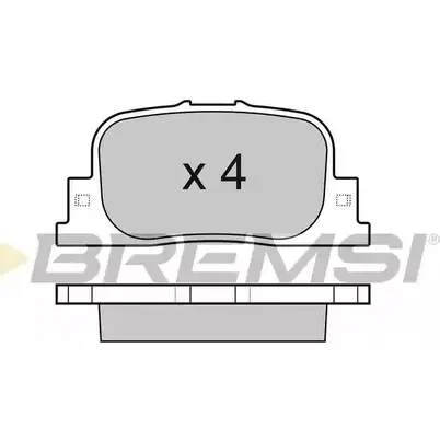 Тормозные колодки, дисковые, комплект BREMSI 4301165 2 3592 SPB063 BP3063 изображение 0