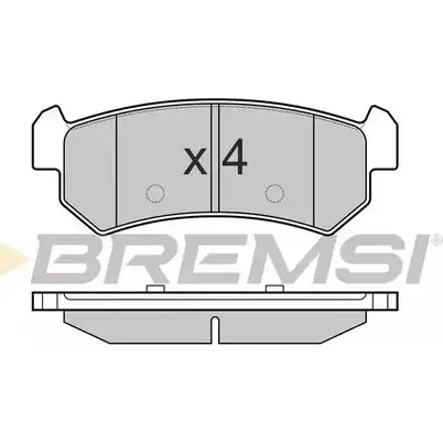 Тормозные колодки, дисковые, комплект BREMSI 4301250 BP3148 24 071 SPB148 изображение 0