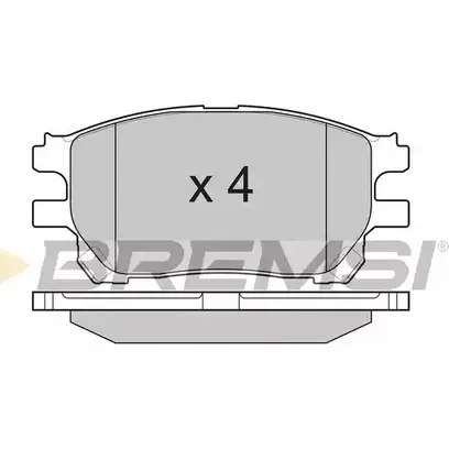 Тормозные колодки, дисковые, комплект BREMSI 4301293 SPB191 BP3191 2 3759