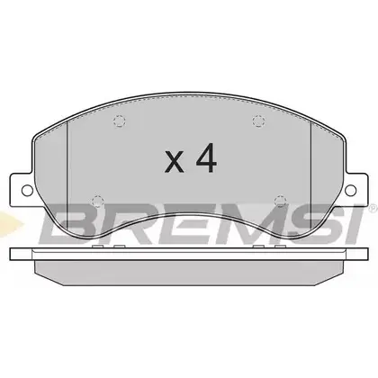 Тормозные колодки, дисковые, комплект BREMSI BP3274 24 484 SPB274 4301375 изображение 0