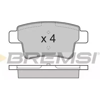 Тормозные колодки, дисковые, комплект BREMSI 4301432 245 40 SPB331 BP3331 изображение 0