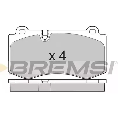 Тормозные колодки, дисковые, комплект BREMSI BP3362 2 3960 SPB362 4301463 изображение 0
