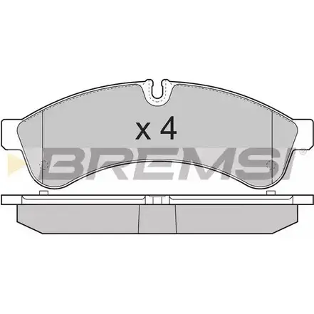 Тормозные колодки, дисковые, комплект BREMSI 2923 1 SPB365 4301466 BP3365 изображение 0