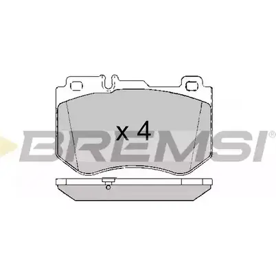Тормозные колодки, дисковые, комплект BREMSI 8RMAOT0 4301733 BP3636 SP B636 изображение 0