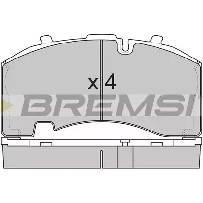 Тормозные колодки, дисковые, комплект BREMSI BP7322 4301831 SPT322 2 9171 изображение 0