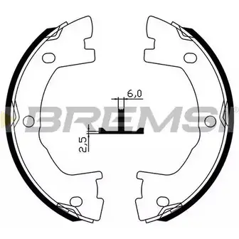 Тормозные колодки ручника, комплект BREMSI 14 78 4303323 GF0147 GF0147 изображение 0