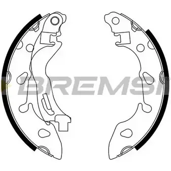 Тормозные колодки, комплект BREMSI GF0189 4303368 21 89 GF0189 изображение 0