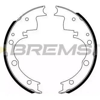 Тормозные колодки, комплект BREMSI TQ5N31 1 224 GF0212 4303387 изображение 0