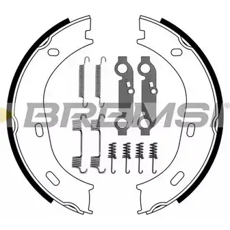 Тормозные колодки ручника, комплект BREMSI 10 91-1 RJVFXY4 4303440 GF0301-1 изображение 0