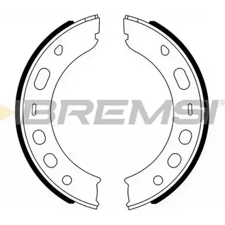 Тормозные колодки ручника, комплект BREMSI GF0399 4303508 GF0399 147 1 изображение 0