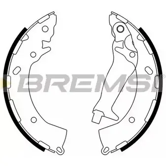 Тормозные колодки, комплект BREMSI 1 499 FMX3AR 4303671 GF0744