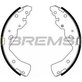 Тормозные колодки, комплект BREMSI GF0798 5VCST 4303722 279 8 изображение 0