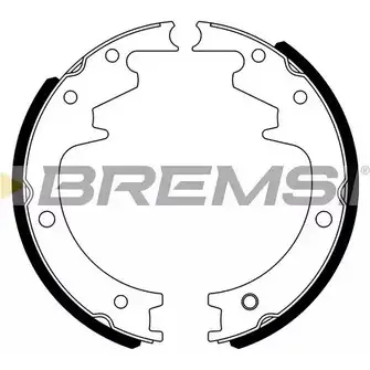 Тормозные колодки, комплект BREMSI 1YBNO 283 5 4303757 GF0835