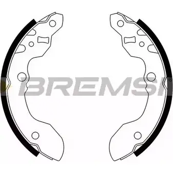 Тормозные колодки, комплект BREMSI 291 2 4303824 GF0912 GF0912