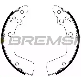 Тормозные колодки, комплект BREMSI 292 7 0V7AMBK 4303839 GF0927