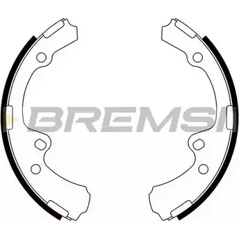 Тормозные колодки, комплект BREMSI GF0940 2 940 DS41483 4303852 изображение 0