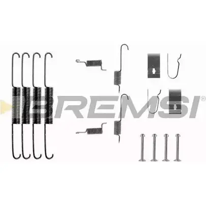 Ремкомплект колодок BREMSI GF0 779 VZB7JB9 SK0664 4304089