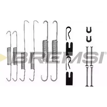 Ремкомплект колодок BREMSI 4304262 SK0854 SK0854 GF09 69