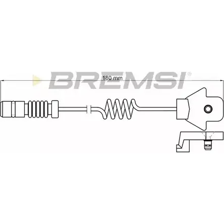 Датчик износа тормозных колодок BREMSI WI0507 4304306 BP2286 BP2 226 изображение 0