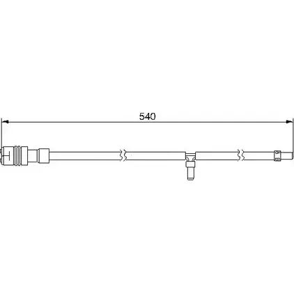 Датчик износа тормозных колодок BREMSI FTJB 47V WI0545 C7526 4304321 изображение 0