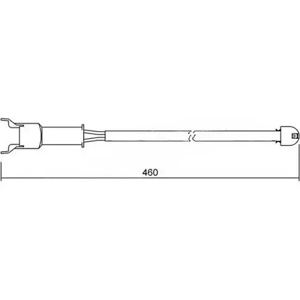 Датчик износа тормозных колодок BREMSI ZJ1C6R 4304330 B P2599 WI0572