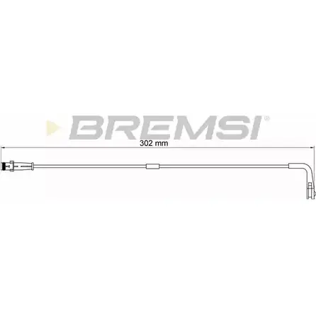Датчик износа тормозных колодок BREMSI BP31 09 WI0626 4304373 58CH18