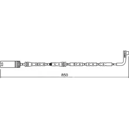 Датчик износа тормозных колодок BREMSI WI0635 GLAUX2C 4304380 ZI76 C изображение 0