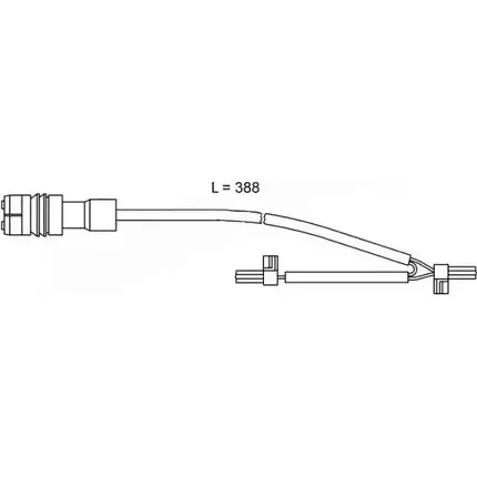 Датчик износа тормозных колодок BREMSI W I0658 PL540OZ WI0658 4304394
