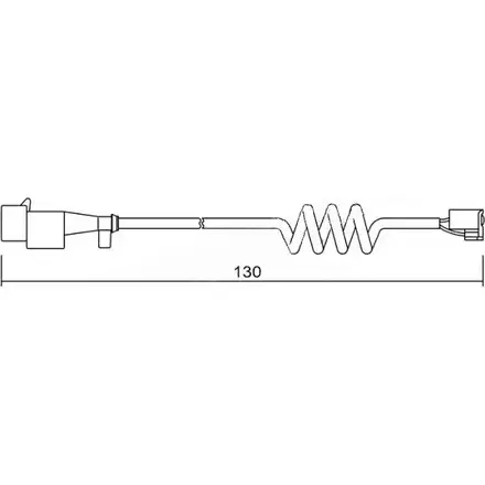 Датчик износа тормозных колодок BREMSI 2HMRON4 WI0713 W I0713 4304424 изображение 0