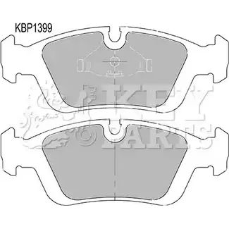 Тормозные колодки, дисковые, комплект KEY PARTS KBP1399 6OL4OA 4309068 6 AMCFZ0