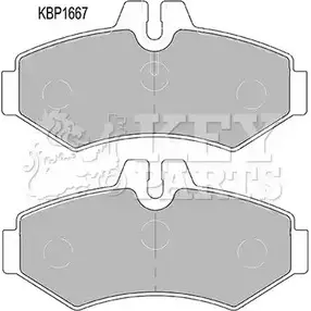 Тормозные колодки, дисковые, комплект KEY PARTS KBP1667 ODVIVHN 8FG8E K8 4309113