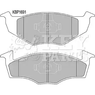 Тормозные колодки, дисковые, комплект KEY PARTS 4309118 KBP1691 4T KPR 0LLRR
