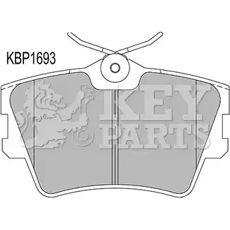 Тормозные колодки, дисковые, комплект KEY PARTS KBP1693 GWB 4LNK 6SD2QH5 4309119 изображение 0