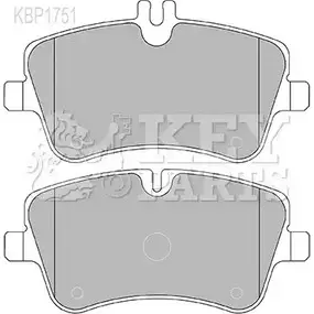 Тормозные колодки, дисковые, комплект KEY PARTS V6H3DD KBP1751 4309137 UXN PU изображение 0
