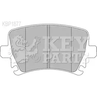 Тормозные колодки, дисковые, комплект KEY PARTS 4309168 KBP1877 B AGX2 CYA504 изображение 0