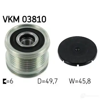 Обгонная муфта генератора SKF 594550 VKN 350 KGJBUIL VKM 03810 изображение 0