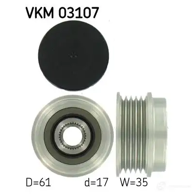 Обгонная муфта генератора SKF 594458 VKM 03107 VKN 350 DO36GE изображение 0