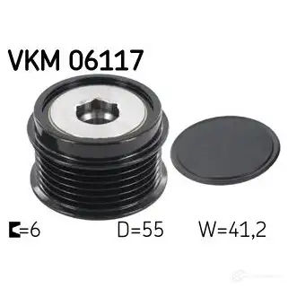 Обгонная муфта генератора SKF 7316576758409 VKM 06117 594584 V JFL29F изображение 0