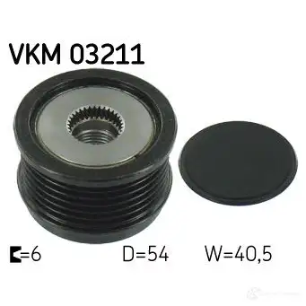 Обгонная муфта генератора SKF 594487 JTZ MTE VKM 03211 7316575873936